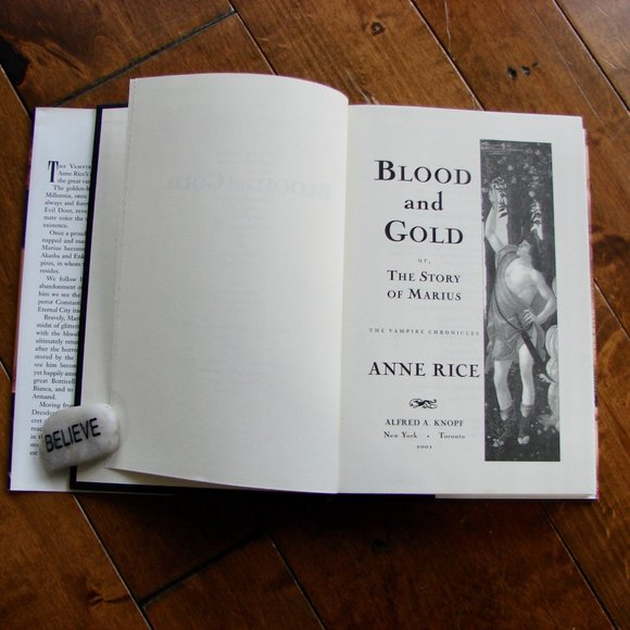 Anne Rice Blood and Gold The Vampire Chronicles HC DJ 1ST Edition Collectible - Picture 5 of 12